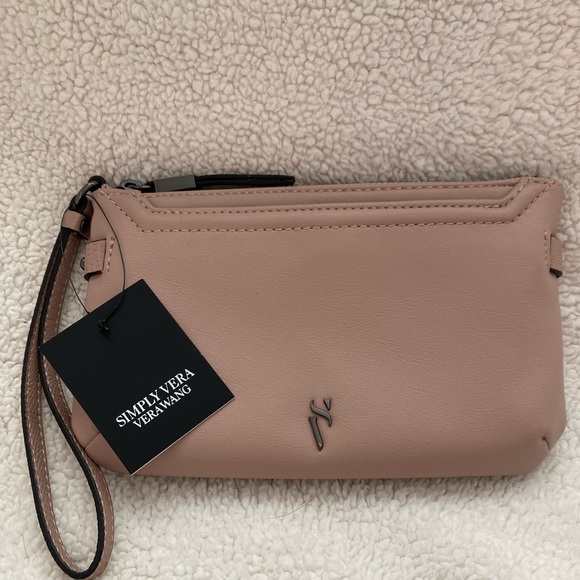 Simply Vera Vera Wang Handbags - Simply Vera Vera Wang Clutch in mauve/blush BNWT